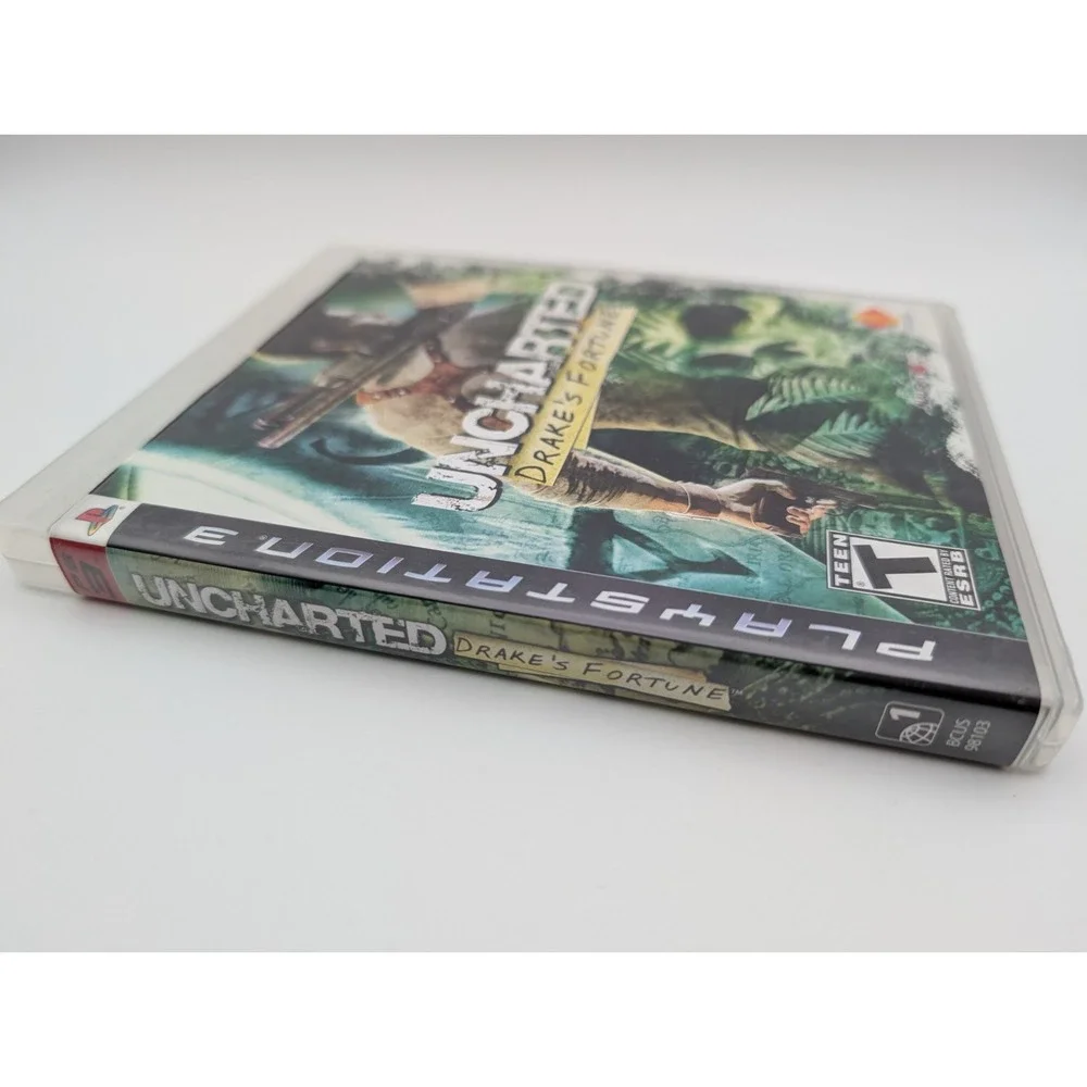 Uncharted: Drake's Fortune (Sony PlayStation 3, 2007) PS3 Reg Card Complete PS3